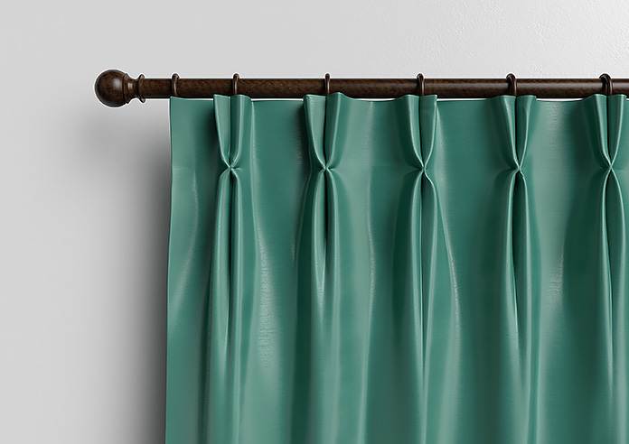 Akoya Faux Silk, Lustre Emerald Green - Made to Measure Curtain - Image 11